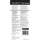 Acurite  5-inch Capacity Glass Rain Gauge - Clear