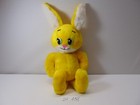 Vintage 1974 Dakin Plush Stuffed Animal Yellow Rabbit 16  Korea Made Easter