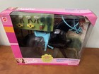 New 1999 Brushable Beauties Sunflower Barbie Doll Horse  Mattel 67022 Box Damage