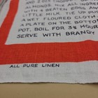 Ulster Irish Linen Tea Towel Scottish Theme Bannocks Clootie Dumpling Rare Mcm