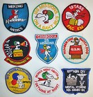Lot Of 9 Snoopy Patch  Bronco Night Fighter  Mekong Medic  Vietnam War - S 9-2
