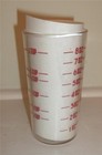 Vintage Speed Queen Washer Washing Machine Advertising Red Pyro Measuring Glass