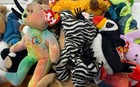 Ty Beanie Babies Lot Vintage Mixed Animal Plush 25 Pieces With Tags Peace Bear