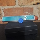 5 Inch Slag Glass Kaleidoscope With Marbles  Looks Very Cool Using Different   