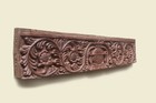 Antique Architectural Carving Wooden Wall Panel Door Top Entrance Vintage Decor