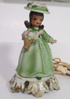 Vtg Victorian Girl Lamp Night Light Underwriters  Labs Adorable