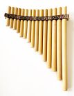Professional Pan Flute From Peru Made It Of Bamboo 15 Tubes Tuned In G Major 