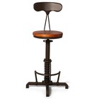 American Antique Steampunk Bar Stool With Backs 24 41 -28 35  Vintage Industr   
