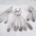 1847 Rogers Bros Daffodil Teaspoons - Silverplate 1950 - Pairs set Of 2