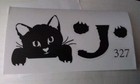 Kitty Cat Light Switch Decal Wall Sticker- Baby  Childs  Adults  Any Room  Cute 