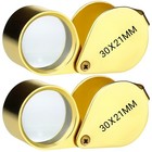 30x Jewelers Loupe Magnifier Jewelry Coin Loop Magnifying Glass Eye Pocket