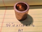 Oilite Bushing Bronze New 3 4 Id X 1 Od X 1 Brass Bearing Shim Spacer Sleeve B67
