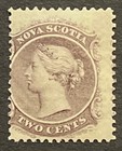 Travelstamps  Nova Scotia Stamps Scott  9  Mint Original Gum Hinged  Mogh