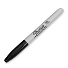 Sharpie Permanent Markers  Fine Point  Black  2 Count