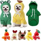 Pet Dog Hoodie Costume Warm Puppy Coat Jacket For Small Dogs Cats Clothes
