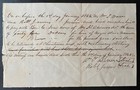 1865 Slave Hire Bond  Captain Of 13th Virginia Cavalry   Va Delegate confederate