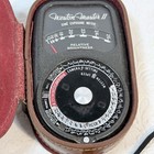 Vintage Weston Master Ii Universal Exposure Meter Model 736  252474 Leather Case