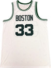 Larry Bird Signed Boston Celtics White Jersey Autograph Bird Coa