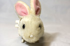Vintage Wind-up Hopping Plush Bunny Rabbit
