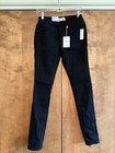 Women Bke Skinny Slim Fit Jeans Black Stretch New With Tags