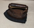 Antique Sad Iron With Trivet Stand By Enterprise Mfg  Co  Philadelphia