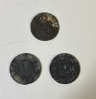 Vintage Lot Of 3 Tax Missouri Sales Receipt Tokens Metal