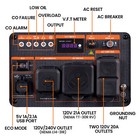 Inverter Generator 5000 Watt Gas Powered For Camping Outdoor Home Rv Emergency