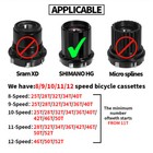 12 11 10 9 8 Speed Bike Cassette 11-52t For Shimano sram Mountain Mtb E-bike Hg