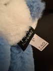 Fao Schwarz Teddy Bear 12  Panda Birthday Hat Blue White Plush Stuffed Animal