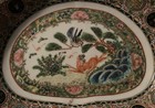Antique Chinese Export Famille Rose Canton Foo Dog Bowl 1880-1910   10  X 7 8   
