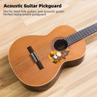 Acoustic Guitar Pickguard Thick Pick Guard Inlaid Abalone Flower For Most Martin