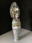     agua Santa Beer Tap Handle Lot Skeleton Skull Craft California Santa Maria