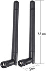 Dual Band Wifi 2 4ghz 5ghz 5 8ghz 3dbi Mimo Rp-sma Male Bluetooth Antenna  2-pac