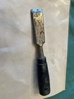 Vintage Stanley 1 Inch Wood Chisel 8 Inch Long Composite Black Hndl Stamped Name