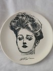 Very Rare  6  Antique Charles Gibson Signed Hand-painted 6  Gibson Girl Plates