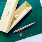 Rolex Vintage-style Palladium-finish Ballpoint Pen  New Boxed  Exclusive Ad Gift