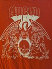 Queen Official Merch Vintage Music Concert Tshirt In Orange  Size Small