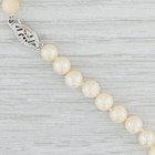 Vintage Cultured Pearl Bead Strand Necklace 14k Gold Clasp 22  With Holder