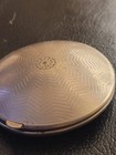 Richard Hudnut Silver Three Flowers Compact With Mirror Made In Usa