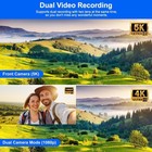 5k 56mp Dual Lens Video Camera Camcorder  Wifi Ir Night Vision With Tripod   Mic