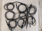 Lot Of 11 Vintage Tektronix Oscilloscope Probes And Many Accessories - Some Nos