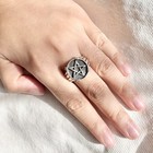 Pentagram Star Signet Witch Men Women Gothic Pagan 925 Sterling Silver Ring