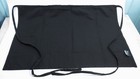 Fame Fabrics F28 Bistro Half Apron  2 Pocket Black 3pk    Brand New   Ships Free