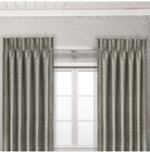 Rod Desyne 66 In  - 120 In  Heavy Duty Center Open Traverse Curtain Rod In White
