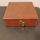 Vintage Leather Travel Bar Suitcase Trav-l-bar Cocktail Suitcase Portable Bar   