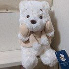 Disney Store Winnie The Pooh White Pooh Fluffy Plush Doll Stuffed Toy 11 4in