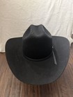 Bailey 4x  Black Angora Blend 7 1 4 Western Cowboy Hat Excellent Condition