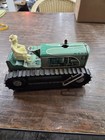 Vintage Marx  Tin Litho Bulldozer Wind-up Toy Steel It Works 