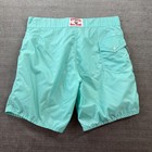 Birdwell Beach Britches Board Shorts Mens 36 Green Nylon Surf Swim Trunks Usa
