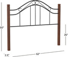 Furniture Matson Headboard  Full queen  Cherry black